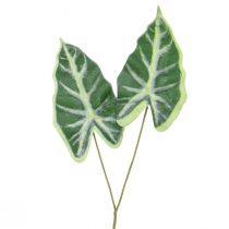 Alocasia orelha de elefante folha de seta plantas artificiais verde 55 cm