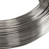 Itens Fio de alumínio 1,5 mm 1 kg prateado - Fio flexível para artesanato, arame para floristas, arame para bijuteria, arame para bonsai, decoração DIY
