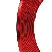 Arame plano de alumínio vermelho 5mm 10m