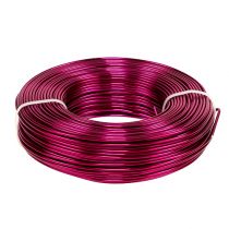 Arame de Alumínio Ø2mm 500g 60m Rosa