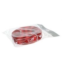Itens Fio de alumínio vermelho Ø2mm, 60m, fio para artesanato 500g para projetos DIY, decorações e confecção de joias.