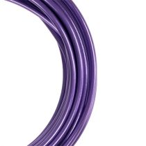 Itens Arame de Alumínio 2mm Roxo 3m