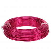 Itens Fio de Alumínio Ø2mm Rosa 60m 500g