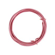 Itens Fio de alumínio 2mm rosa 3m