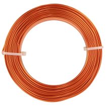 Itens Arame de alumínio para artesanato, laranja, Ø2mm, 500g, 60m, para decorações DIY.