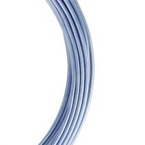 Fio de alumínio azul pastel Ø2mm 12m