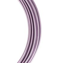 Fio de alumínio pastel roxo Ø2mm 12m