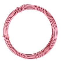 Fio de alumínio rosa Ø2mm 12m