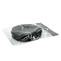Itens Arame de alumínio Ø2mm, rolo de 60m, 500g - Arame flexível preto para artesanato, ideal para floricultura, modelismo e confecção de joias.