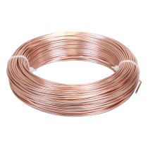 Fio de alumínio fio de alumínio 2mm fio de joalheria ouro rosa 60m 500g