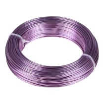 Fio de alumínio roxo Ø2mm fio de joalheria lavanda redondo 500g 60m