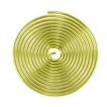 Caracol de alumínio caracol de metal ouro 2mm 120cm 2pcs