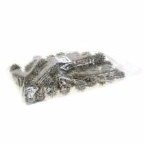 Itens Cones de Sweetgum Nature Washed Branco 250g