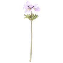 Itens Flores artificiais de anêmona windflowers em lilás L34cm 4 unidades