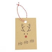 Itens Pingente de Natal para artesanato de renas 5,5x8,5cm 4 unidades