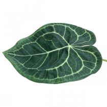 Itens Folhas de Antúrio Artificial Falso Verde 96cm