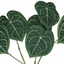 Folhas de Antúrio Artificial Falso Verde 96cm