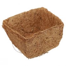 Itens Vasos de cultivo de fibra de coco vaso de flores material natural vaso de planta de coco 11cm 12 peças