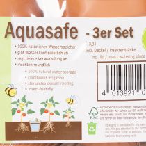 Itens Reservatório de água Aquasafe com bebedouro para insetos, ideal para jardim, varanda e terraço, 12 cm, pacote com 3 peças.