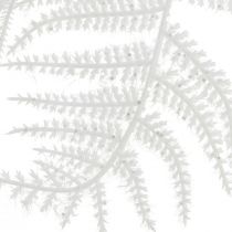 Itens Espargos artificiais espargos samambaia brilho branco decoração de inverno 105cm