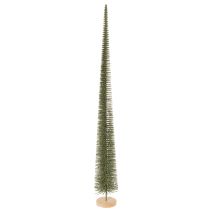 Itens Árvore de Natal artificial com base de madeira para decoração natalina, 80 cm