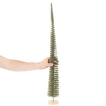 Itens Árvore de Natal artificial com base de madeira para decoração natalina, 80 cm