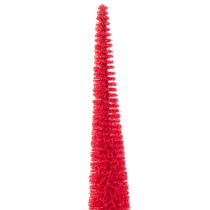 Itens Árvore de Natal decorativa estreita, árvore de Natal artificial em base de madeira, 40 cm, 3 peças