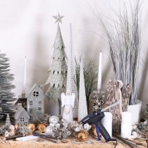 Itens Árvore de Natal artificial decorativa, árvore de Natal de mesa, 60 cm