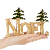 Itens Suporte de Natal Noel com duas árvores de Natal de 18 cm