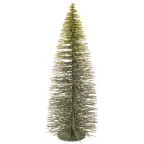 Itens Árvore de Natal artificial verde com suporte para decoração de mesa, 90 cm