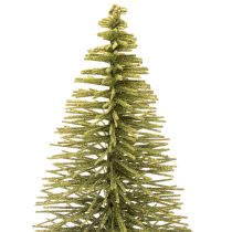 Itens Árvore de Natal artificial verde com suporte para decoração de mesa, 90 cm