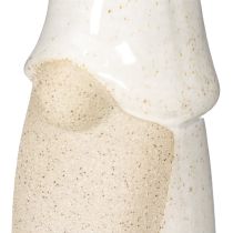Itens Estatueta decorativa de gnomo para mesa, decoração de Natal, cerâmica, 22 cm