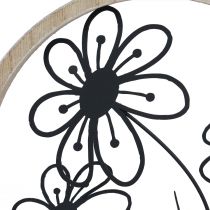 Itens Flores de metal decoração de mesa madeira metal decoração de primavera Alt.19cm