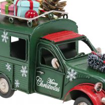 Itens Carro de decoração de Natal Carro de Natal vintage verde C17cm
