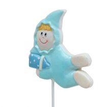 Plug de decoração de bebê rosa, azul 5cm L25cm 4pcs