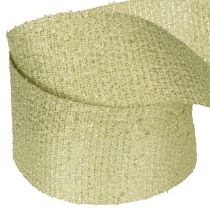 Itens Fita decorativa com glitter, fita larga para embrulho de presentes, 55 mm de largura, 15 m de comprimento.