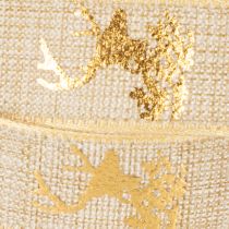 Itens Fita decorativa com desenho de veado, fita natalina, 15 mm x 15 m