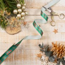 Itens Fita xadrez para presentes de Natal, 15 mm x 20 m