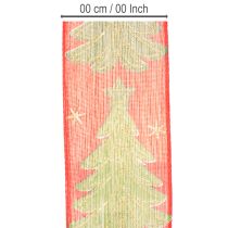 Itens Fita de presente em formato de árvore de Natal com estrelas, 40 mm, 15 m