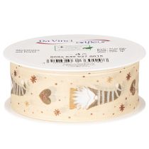 Itens Fita decorativa com gnomos e corações para presentes e artesanato, 40 mm x 15 m