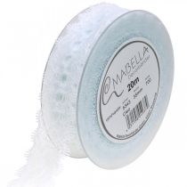 Itens Fita com renda, decoração de casamento, fita decorativa Branca W35mm L20m