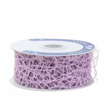 Itens Deco ribbon mesh ribbon lavanda 40mm 10m