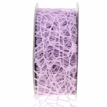 Deco ribbon mesh ribbon lavanda 40mm 10m