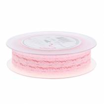 Itens Fita de renda rosa, 20 mm x 20 m