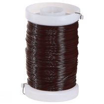 Itens Arame artesanal em arame decorativo marrom 0,35mm 100g 3 peças