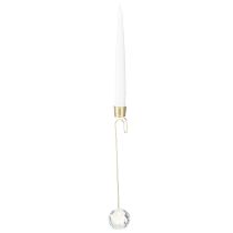 Itens Velas de árvore LED velas de bastão com luz amarela cristal 31cm 10 peças