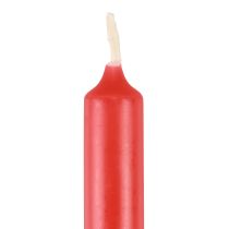 Itens Velas de árvore vermelhas 20 unidades