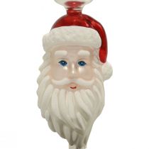 Itens Topo de árvore de vidro Papai Noel Cor do topo da árvore de Natal Alt.34cm