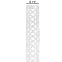 Itens Fita de renda decorativa, algodão, para design criativo, 18mm, 10m