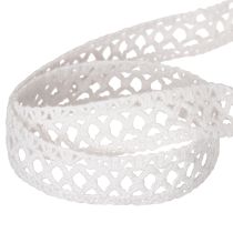 Itens Fita de renda decorativa, algodão, para design criativo, 18mm, 10m